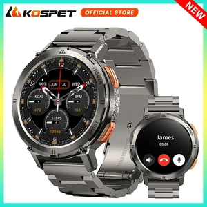 Original KOSPET TANK T2 Ultra Smartwatches For Men AMOLED Smartwatch