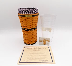 LONGABERGER 03-04 JW COLLECTION MINI REGENSCHIRMKORB MIT COA Protector & Liner - Bild 1 von 9