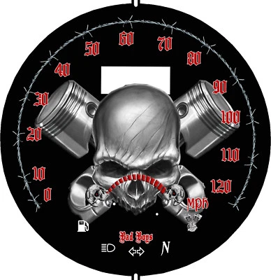 Yamaha Road Star 1700 y 1600 (se adapta a: 1999-2007) calavera y pistón mph y kmh  Foto 1 de 3