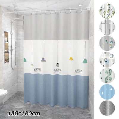 Duschabtrennungen Für Badezimmer Vorhanghakenring Schimmelresistent  / - Bild 1 von 4