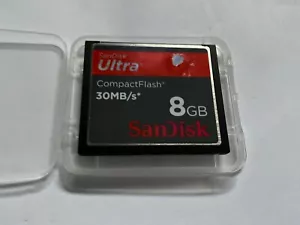 1pcs 8gb SanDisk Ultra CF I compactflash memory card *for Nikon Canon cameras - Picture 1 of 4