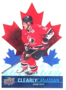 2009-10 Upper Deck Clearly Canadian #CANAF Adam Foote 100/100 - Picture 1 of 2