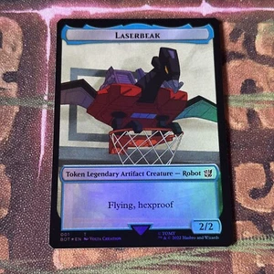 Laserbeak/Powerstone Foil, Mtg Single, The Brothers War: Transformers 001 - Foto 1 di 5