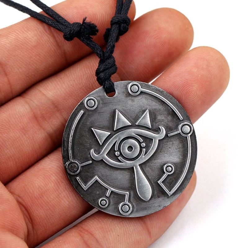 Legend of Zelda Sheikah Eye Pendant – Gamer Collectible Necklace - Image 1 of 1