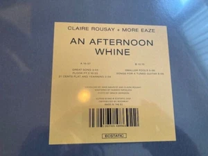 Claire Rousay + More Eaze – An Afternoon Whine LP .(SEALED) Ltd Edition - Imagen 1 de 3