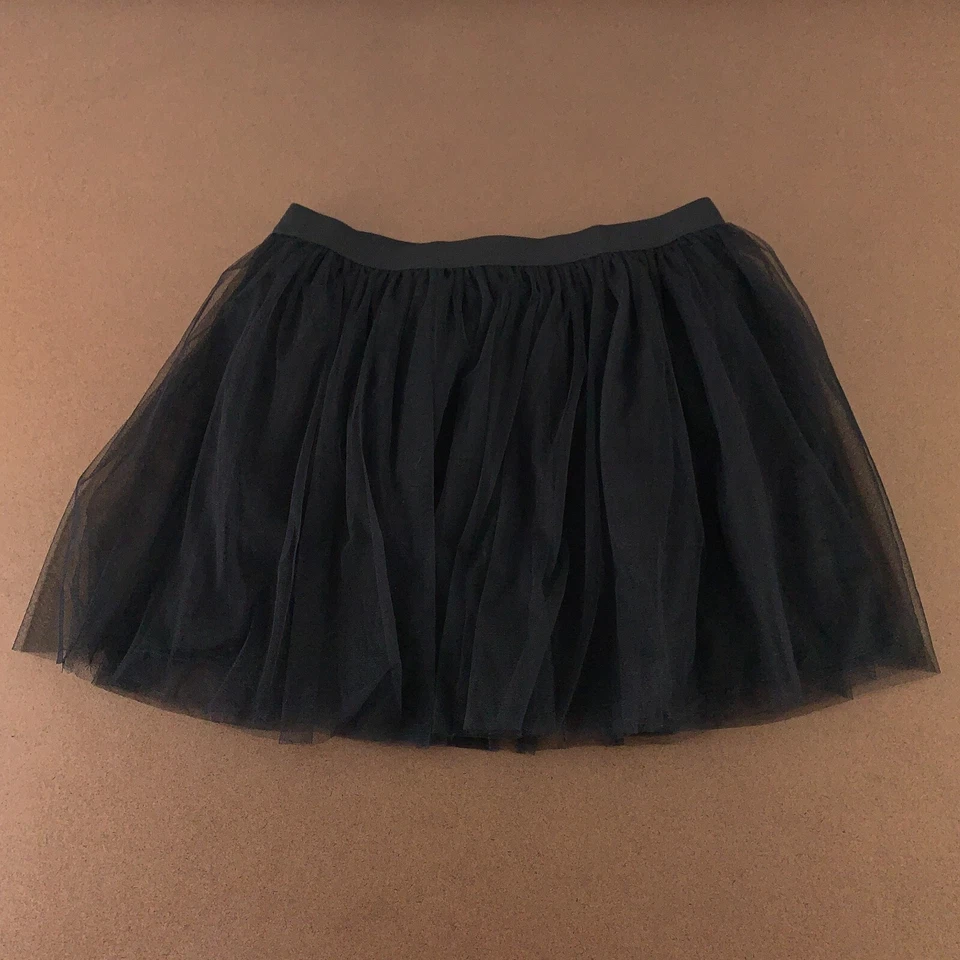 Spirit Halloween Women's Size XXL Black Mesh Layered Pull On Costume Skirt - Image 1 of 4