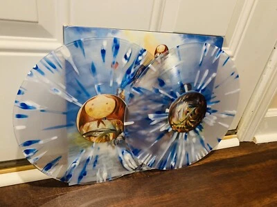 CIRCA SURVIVE Descensus 2X LP Hot Topic CLEAR WHITE BLUE SPLATTER Vinyl (2014) - Image 1 of 3