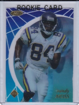 RANDY MOSS ROOKIE CARD 1998 Edge Main Event Vikings RARE NFL RC #'d 0723/2000 SP - Image 1 of 2