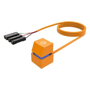 Interrupteur Ordinateur Bureau 2M avec Lumières LED Colorées, Carte Mère PC, Exter4373 - Photo 1/6