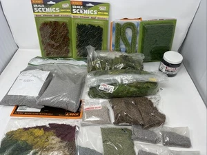 MODEL RAILWAY FOLIAGE/GRASS & BALLAST- OVER 3KG NEW AND USED - Picture 1 of 10