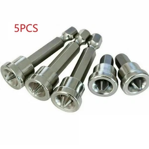 Bit Screwdriver Tool 25+50mm 5pcs Plasterboard Replacement Screws Silver - Picture 1 of 9