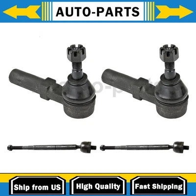 Front Inner Outer Steering Tie Rod End 4PCS For 2010 Chevrolet HHR 2.0L - Image 1 of 4