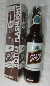 Lot #8 - Vintage Schlitz Bottle Flashlight New in Box - Untested - Picture 1 of 4