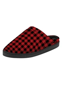 KingSize Men's Fleece Clog Slippers - Picture 1 of 12