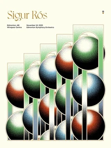 Sigur Rós Iceland Nov 10 2025 Tour Poster Concert Music Wall Art Print Noframe - Picture 1 of 2