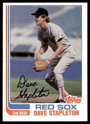 1982 Topps Vintage Baseball NM+ Dave Stapleton Boston Red Sox #589 - Image 1 of 2
