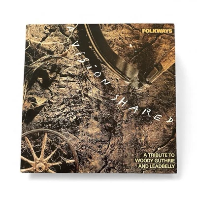 Folkways A Vision Shared Vinyl Tribute to Guthrie & Leadbelly - Image 1 of 4