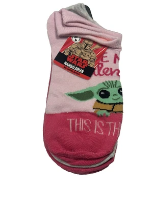 3 pares de calcetines al tobillo Star Wars Mandalorian para mujer talla 4-10 Foto 1 de 4