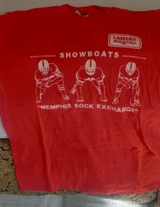 Original Vintage MEMPHIS SHOWBOATS USFL Football T-shirt  - Picture 1 of 3