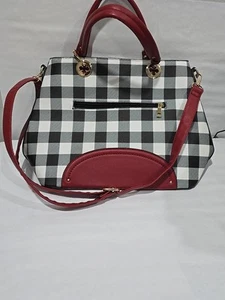 Gabriella Checkers Handbag Mia K Kollection - Picture 1 of 6