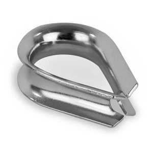 Five Oceans Stainless Steel Thimble for 1/2-Inch Wire Rope Cable - FO1445 - Picture 1 of 6