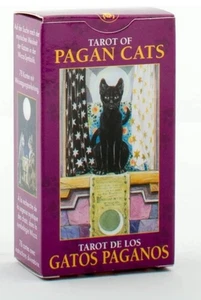 Tarot of Pagan Cats Mini Deck 78 Cards Spiritual Divination NEW - Picture 1 of 4
