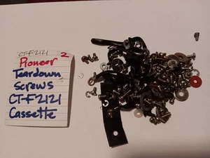 📈PIONEER TEARDOWN SCREWS CT-F2121 STEREO CASSETTE DECK 2 - Picture 1 of 2