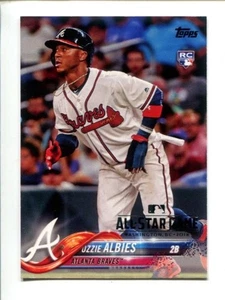2018 Topps Factory Set All-Star Game Stamp #276 Ozzie Albies ⚾ RC - Imagen 1 de 3