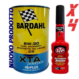 Kit 4/litri olio/motore/Bardahl XTA 5W30 C2 Polarplus + additivo benzina STP - Foto 1 di 1