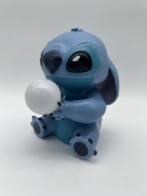Adorable Cute Disney Lilo & Stitch Sitting with Light Bulb Table Lamp 6.5" - Image 1 of 4