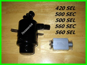 New A/C Drier & Expansion Valve [fits] Mercedes 420 SEL 500 SEC/SEL 560 SEC/SEL - Foto 1 di 3