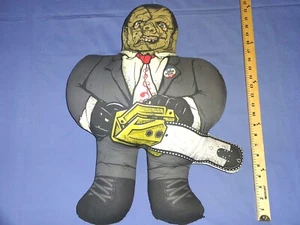The Texas Chainsaw Massacre II Leatherface 22" Horror Buddy Stuffed Toy Pillow - Picture 1 of 12