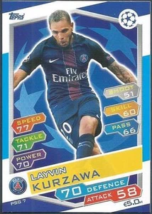 TOPPS MATCH ATTAX CHAMPIONS LEAGUE 2016-17#PSG07-PARÍS ST-GERMAIN-LAYVIN KURZAWA - Imagen 1 de 1