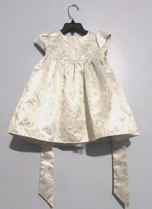Dorissa Girls Silver Dress Size 18 Months EUC!!! - Picture 1 of 2
