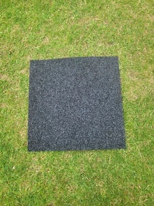 Teppichfliesen Teppichboden Teppichplatten Nadelfilz 50 x 50cm anthrazit - Bild 1 von 3