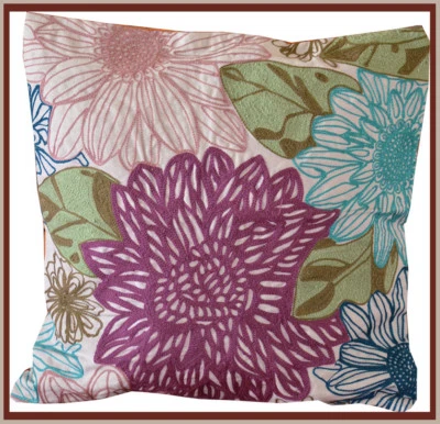 Хлопковая вышивка ручной работы наволочка/подушка чехол от Craft варианты! - Изображение 1 из 4