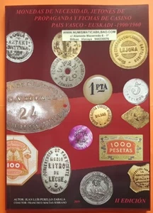 2019 Catalogue Chips Of Coop And Tokens Of Casino Basque Country Spain 1900 1960 - Picture 1 of 8