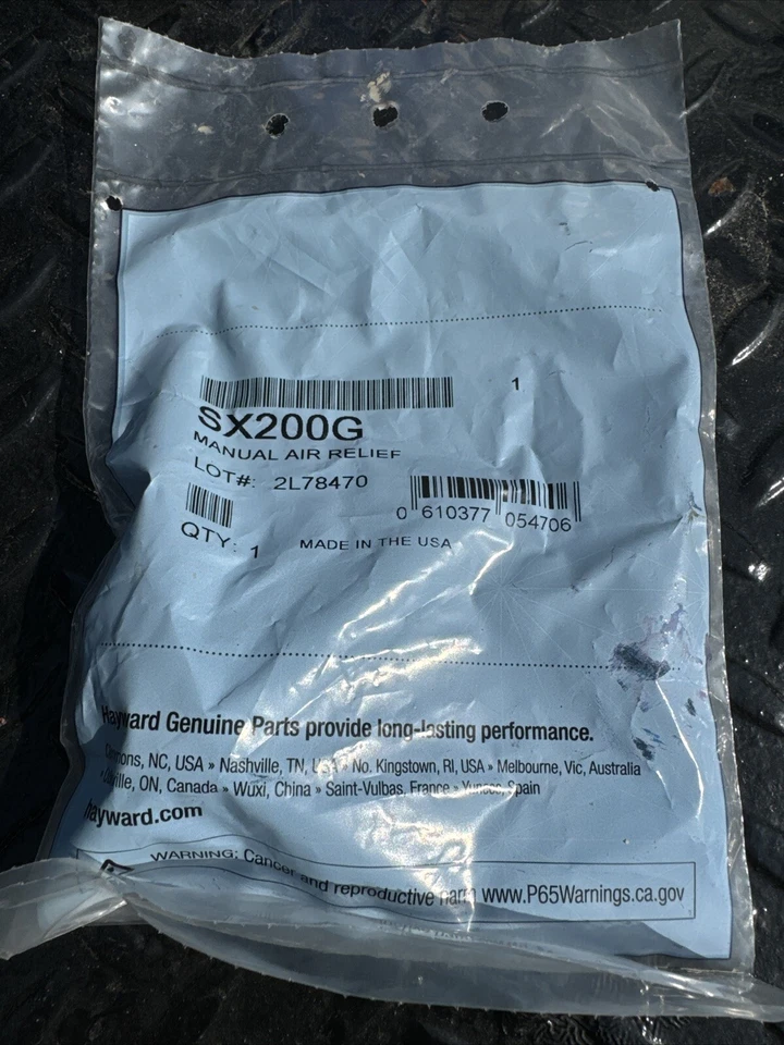 Genuine Hayward Part  SX200G - Image 1 of 2