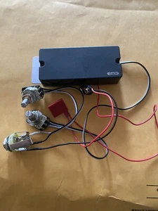 EMG Soapbar Pickup - Black 35P4 Solderless Active - Picture 1 of 3