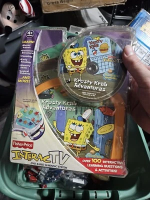 Fisher Price - InteracTV DVD Learning System - Krusty Krab Adventures – New/Seal - Image 1 of 3
