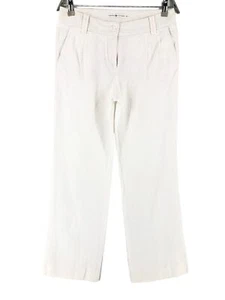 Tommy Hilfiger Regular Linen Chino Pants Women Size 8 - W30 L31 - Picture 1 of 9