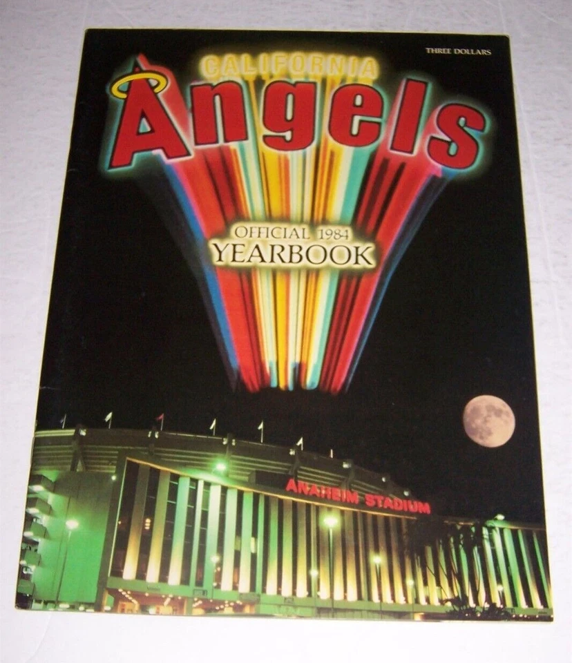 1984 CALIFORNIA ANGELS Yearbook ROD CAREW Reggie JACKSON Rudi AUTRY Baylor GRICH - Image 1 of 1