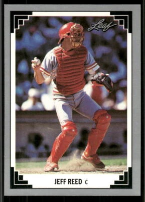 1991 Leaf #102 Jeff Reed - Image 1 of 2