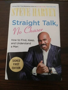 SIGNED by Steve Harvey Straight Talk No Chaser Special SIGNED 1st/1st Ed. HC/DJ - Picture 1 of 8
