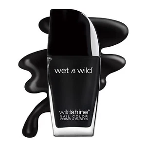 Nail Polish Wild Shine Black Crème Nail Color - Picture 1 of 5