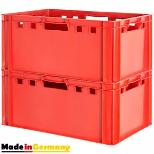 2x Fleischkiste Stapelkiste E3 Fleischerkiste Eurobox Metzgerkiste Kingpower - Bild 1 von 7