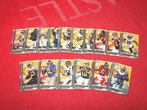 2014 TOPPS STRATA FOOTBALL 16 DIFFERENT GOLD PARALLEL CARDS (18-8) - Picture 1 of 1