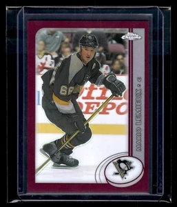 2002 Topps Chrome Refractor #2 Mario Lemieux Penguins HOF - Picture 1 of 2