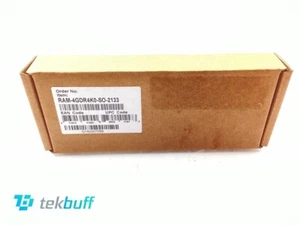 QNAP 4GB DDR4 Memory Module - SO-DIMM, 260 Pin - 4GDR4K0-SO-2133 - Picture 1 of 3