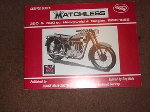 MATCHLESS - BMS SERVICE SERIES - 350 & 500CC HEAVYWEIGHT SINGLES 1939-55 MANUAL - Picture 1 of 4